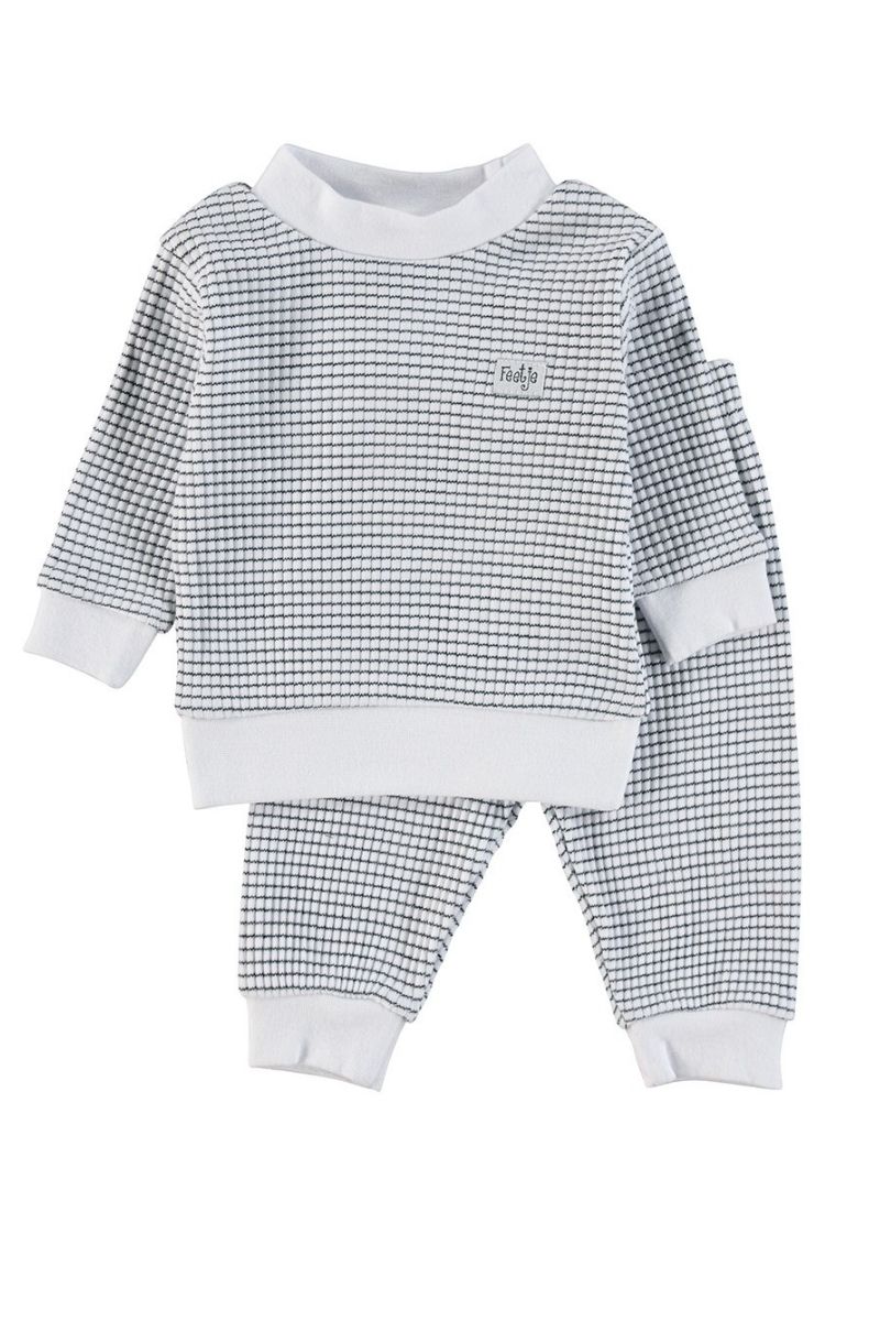 Feetje Pyjama Wafel Marine