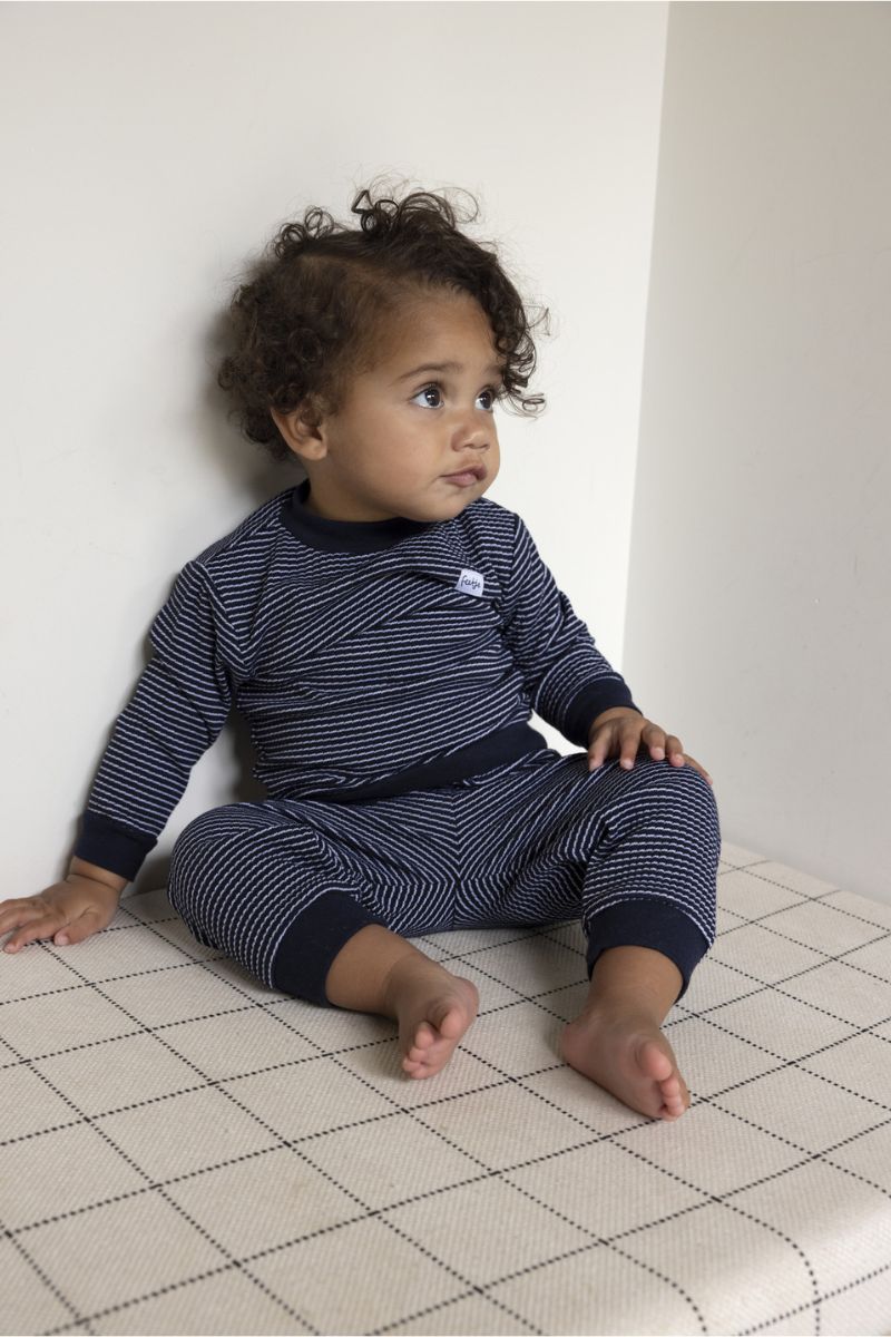 Feetje Pyjama Wafel Royal Blue