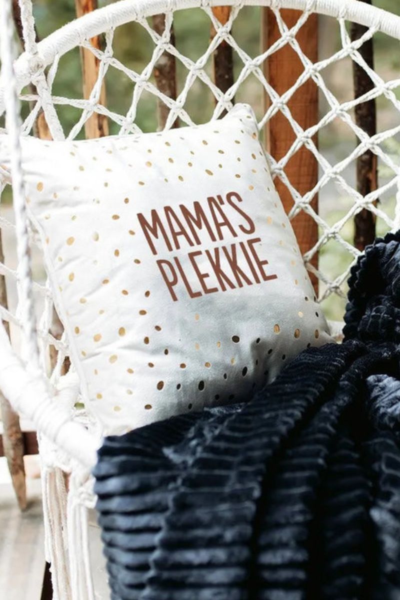 100% Leuk Kussen Mama's Plekkie