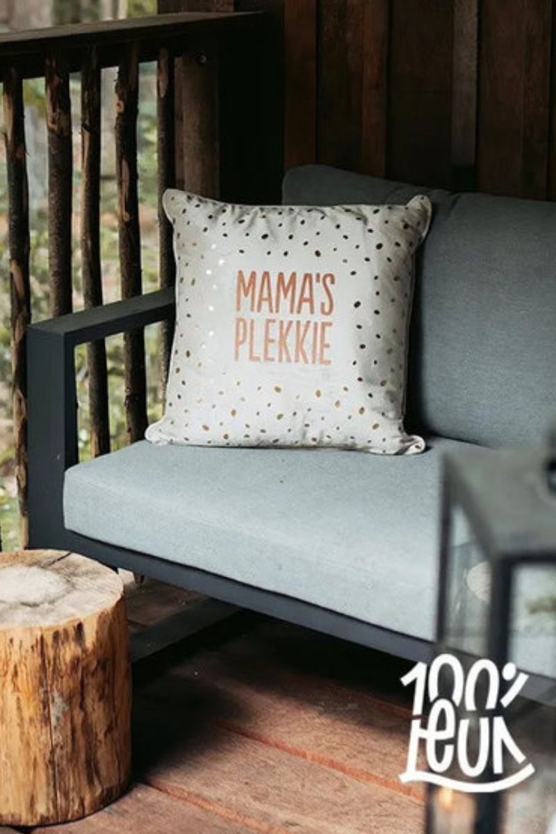 100% Leuk Kussen Mama's Plekkie