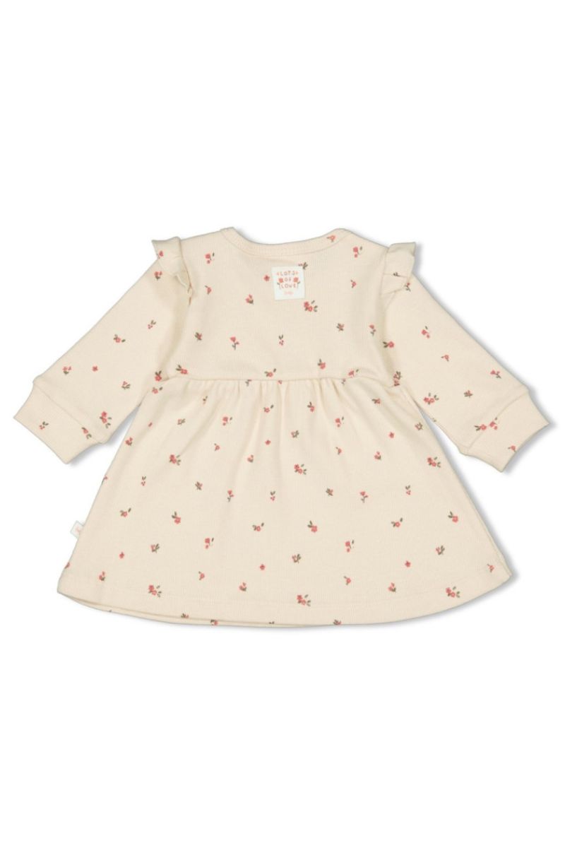 Feetje Jurk AOP Sending Love Offwhite