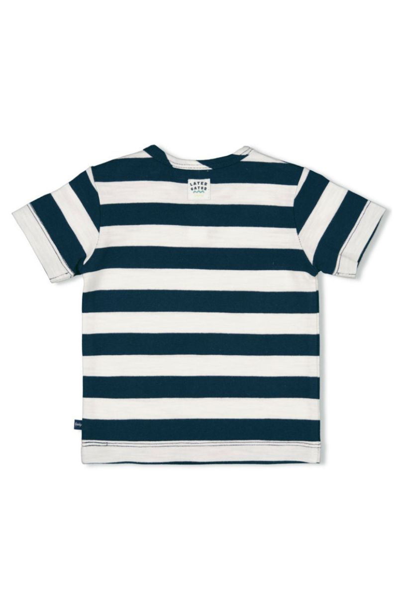 Feetje Shirt Streep Later Gator Marine