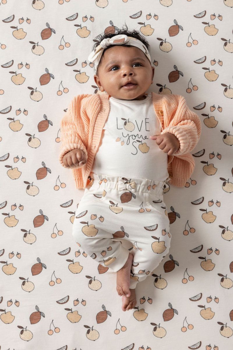Feetje Broek AOP Cutie Fruity Offwhite