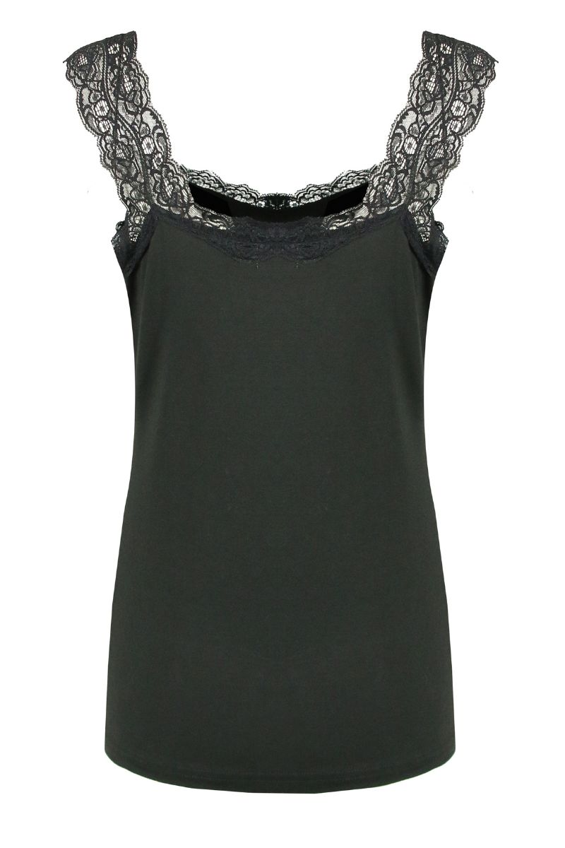 C&S The Label Trijn Singlet Zwart