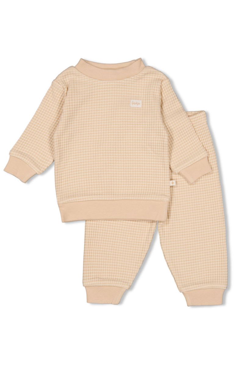 Feetje Pyjama Wafel Summer Special Zand