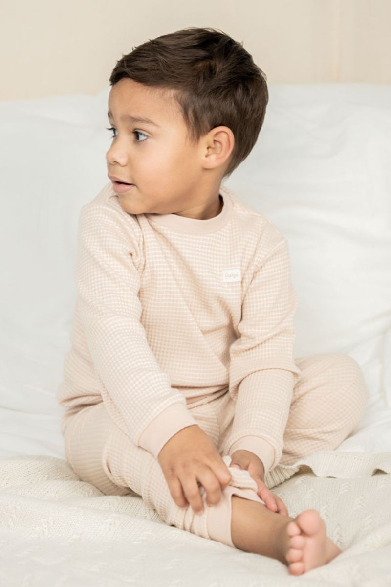 Feetje Pyjama Wafel Summer Special Zand