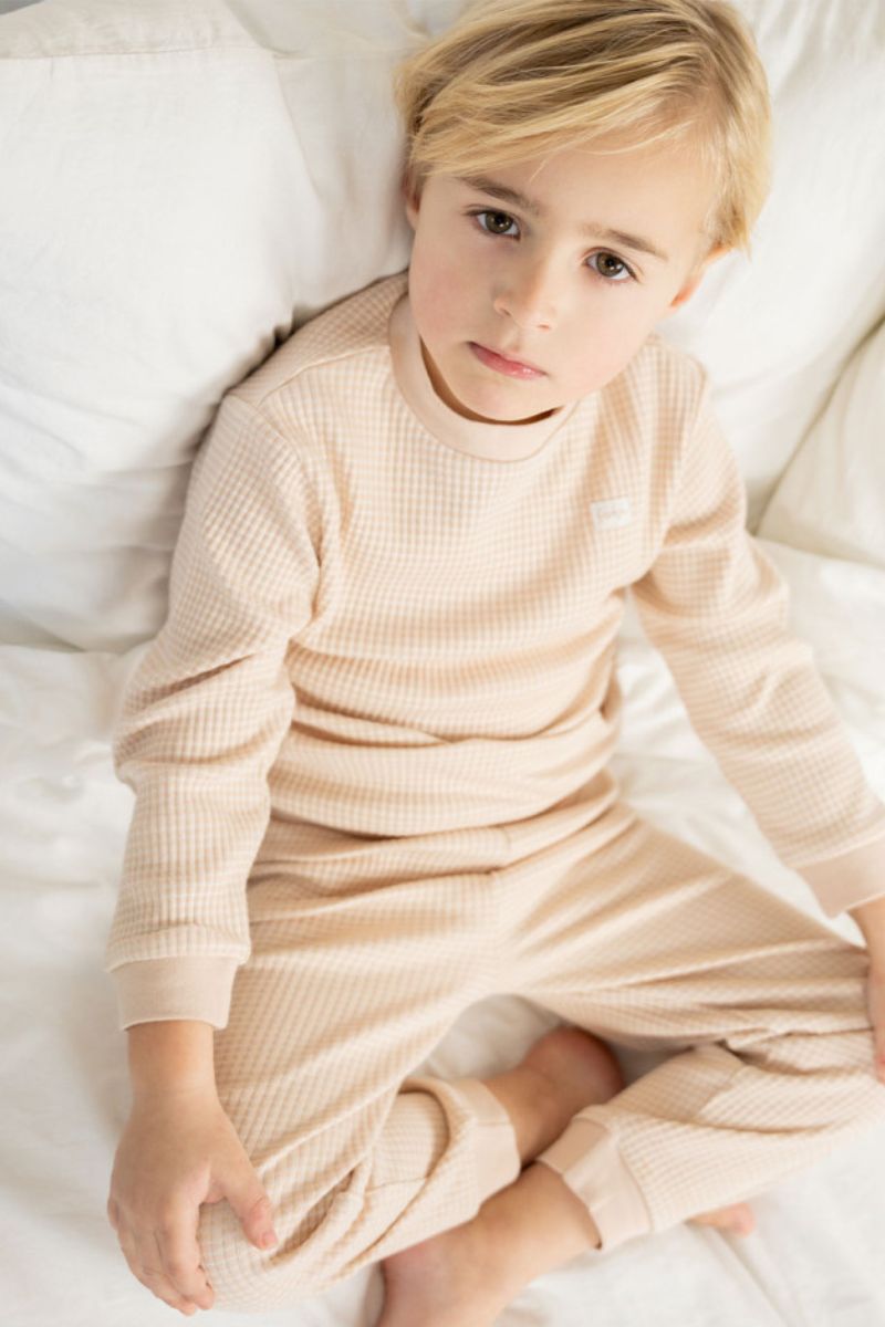 Feetje Pyjama Wafel Summer Special Zand