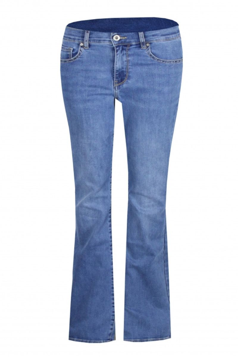 Fluresk Loes Flared Jeanns Medium Blue