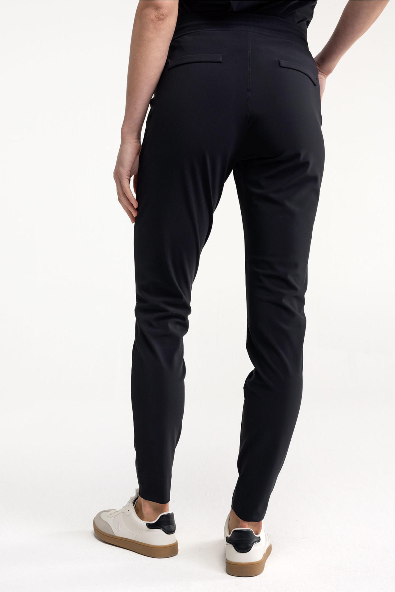 Studio Anneloes Downstairs Bonded Trousers Zwart