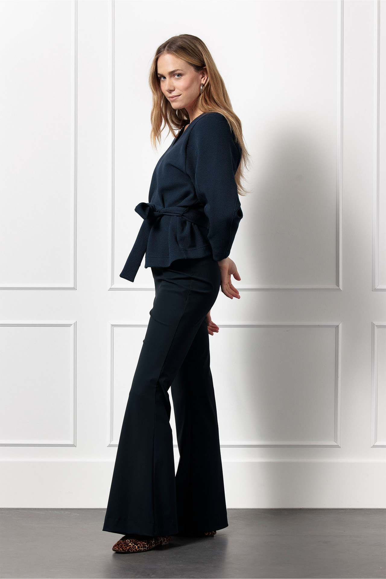 Studio Anneloes Gaby Honeycomb Top Dark Blue