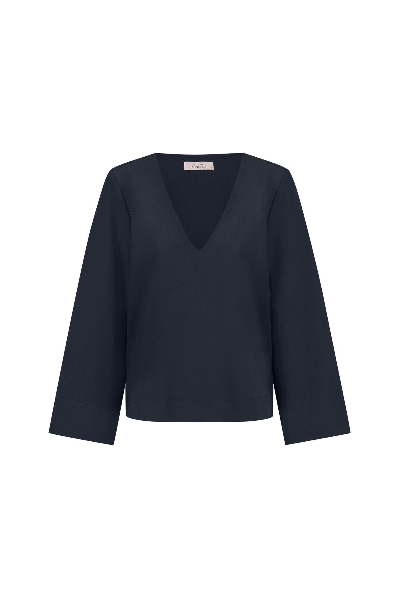 Studio Anneloes Cilou Bonded Top Dark Blue