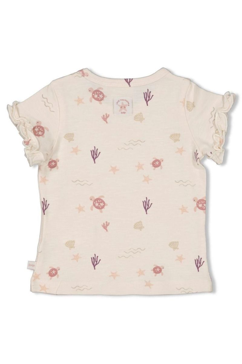Feetje Shirt AOP Starfish Wishes Offwhite