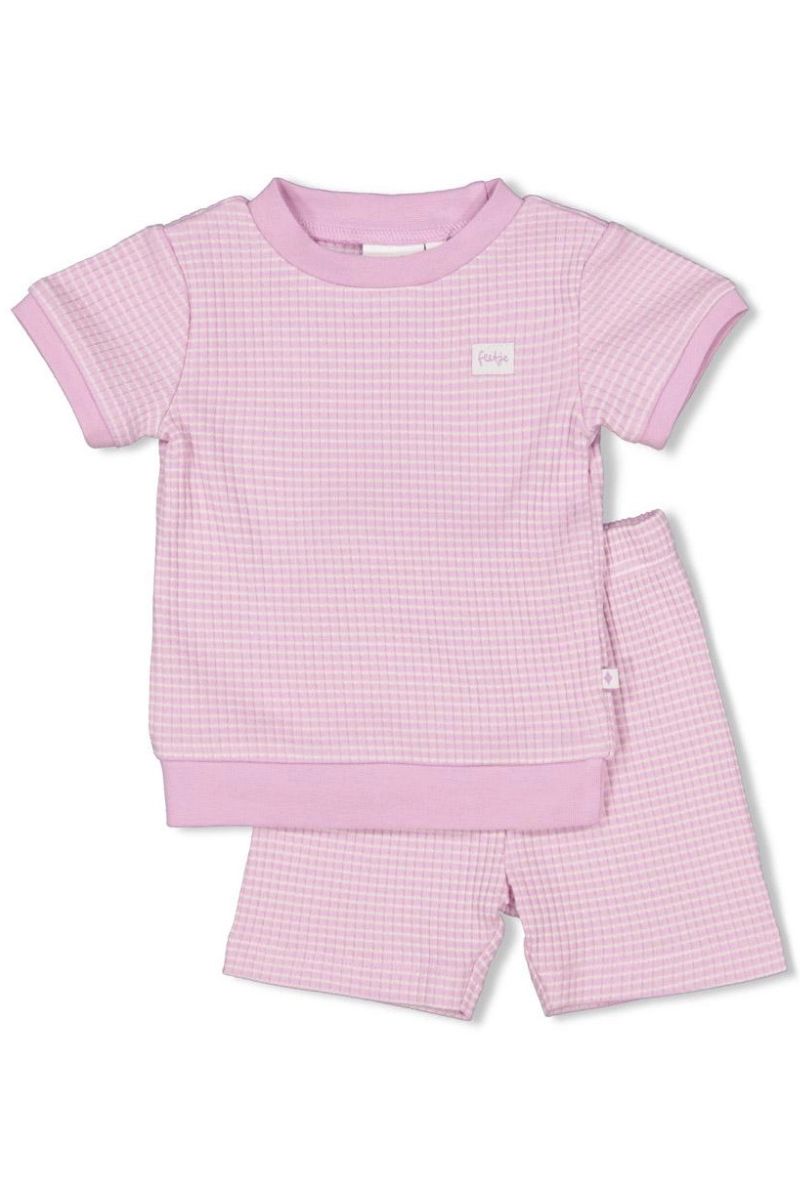 Feetje Shortama Wafel Summer Special Lila