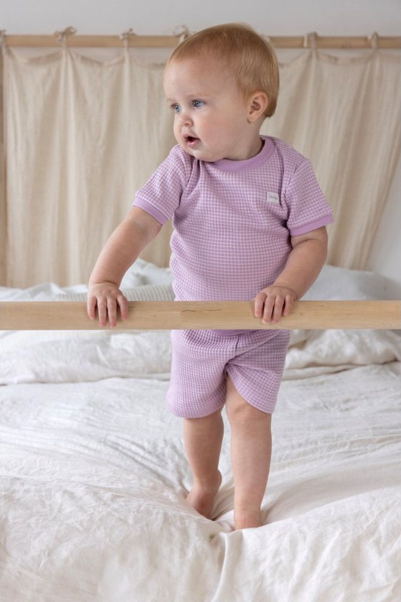 Feetje Shortama Wafel Summer Special Lila