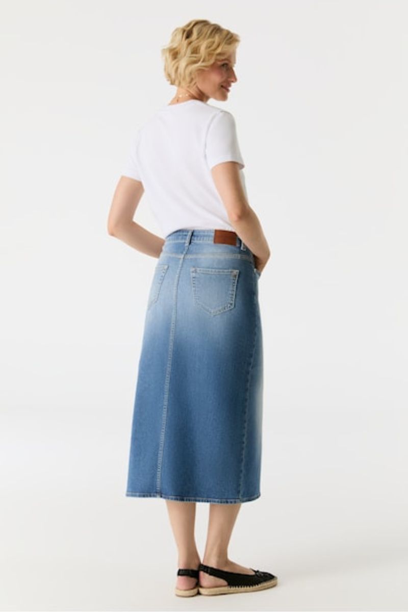 Cup Of Joe Evelyn Skirt Medium Blue