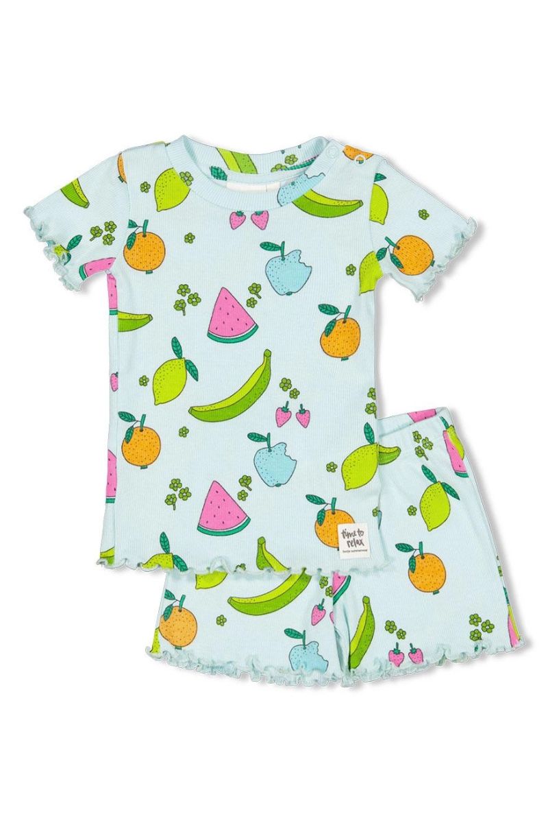 Feetje Shortama Femmy Fruit Premium Summerwear Mint