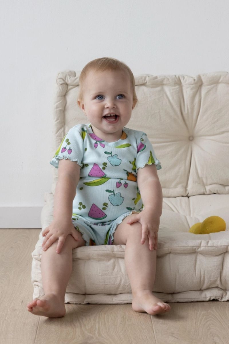 Feetje Shortama Femmy Fruit Premium Summerwear Mint