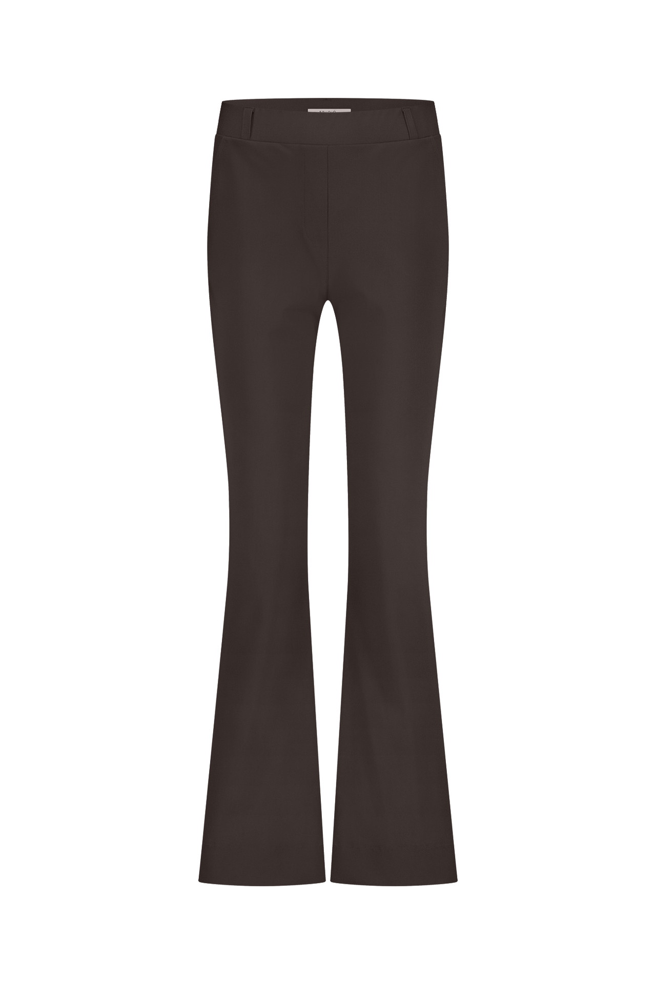 Studio Anneloes Flair Bonded Trousers Espresso