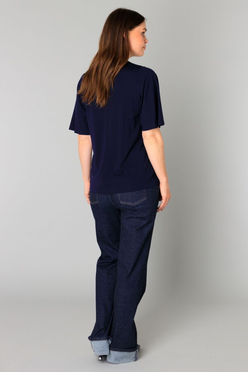 Yest Bryony Top Dark Navy
