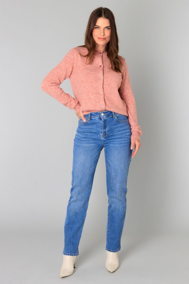 Yest Becky Jeans Denim Stone Wash Blu
