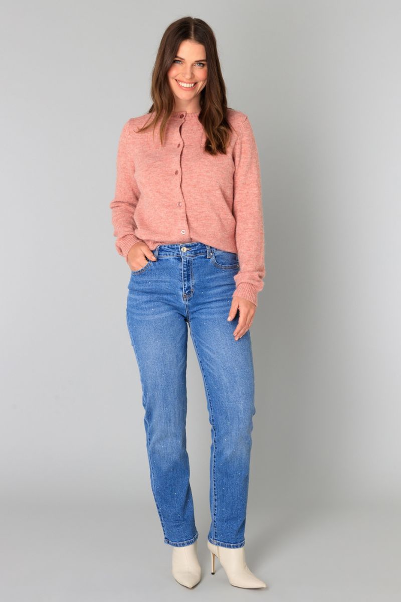 Yest Becky Jeans Denim Stone Wash Blu