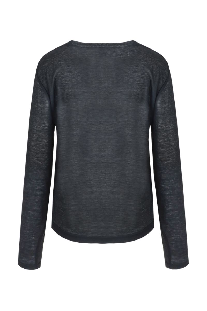 C&S The Label Angel Knit Pullover Black