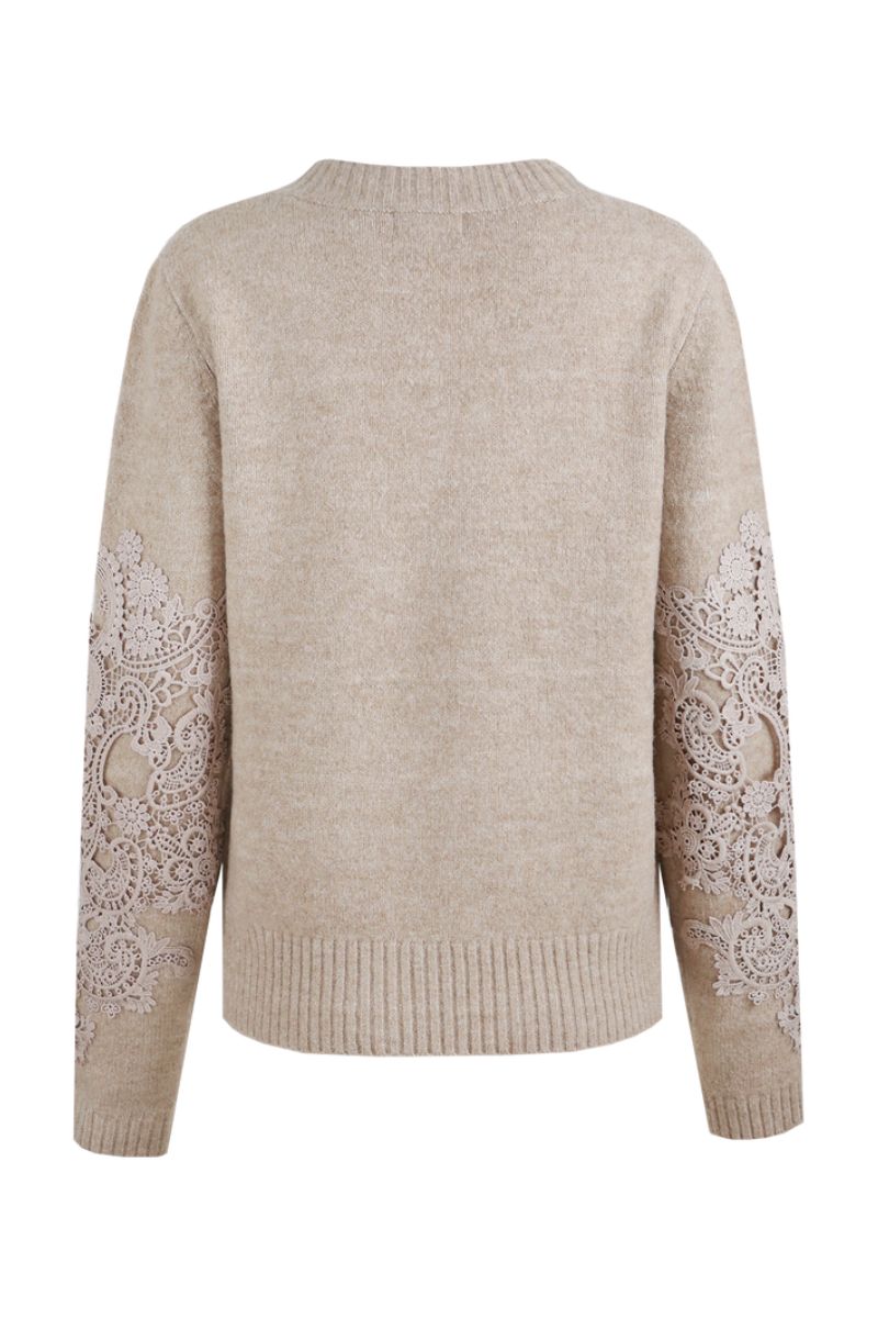 C&S The Label Katja Knit Pullover Light Camel