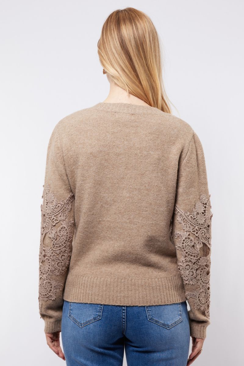 C&S The Label Katja Knit Pullover Light Camel