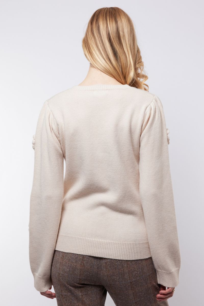 C&S The Label Amira Knit Top Sand