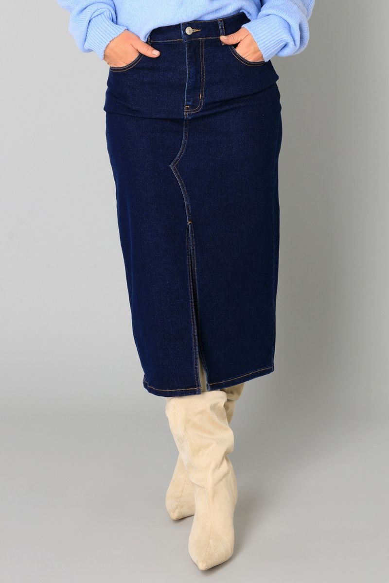 Yest Barbara Rok Dark Blue Denim