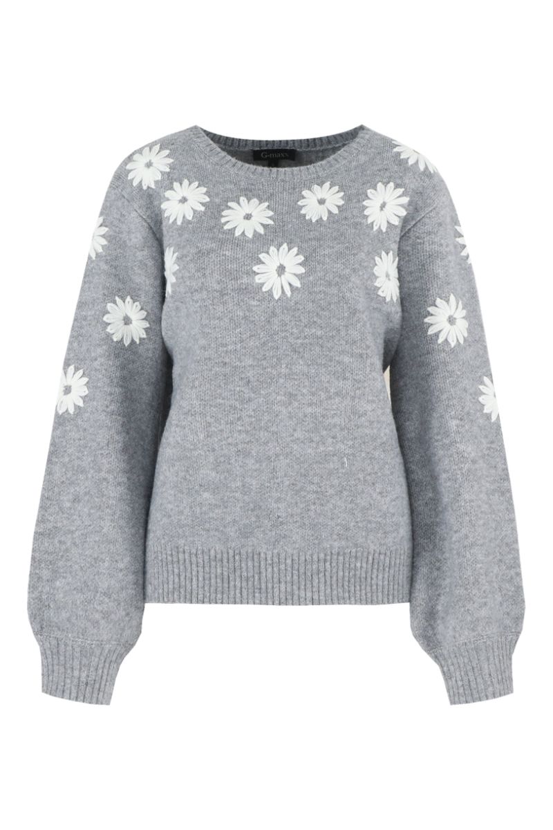 G-maxx Zaina Knitting Sweater Night Grey