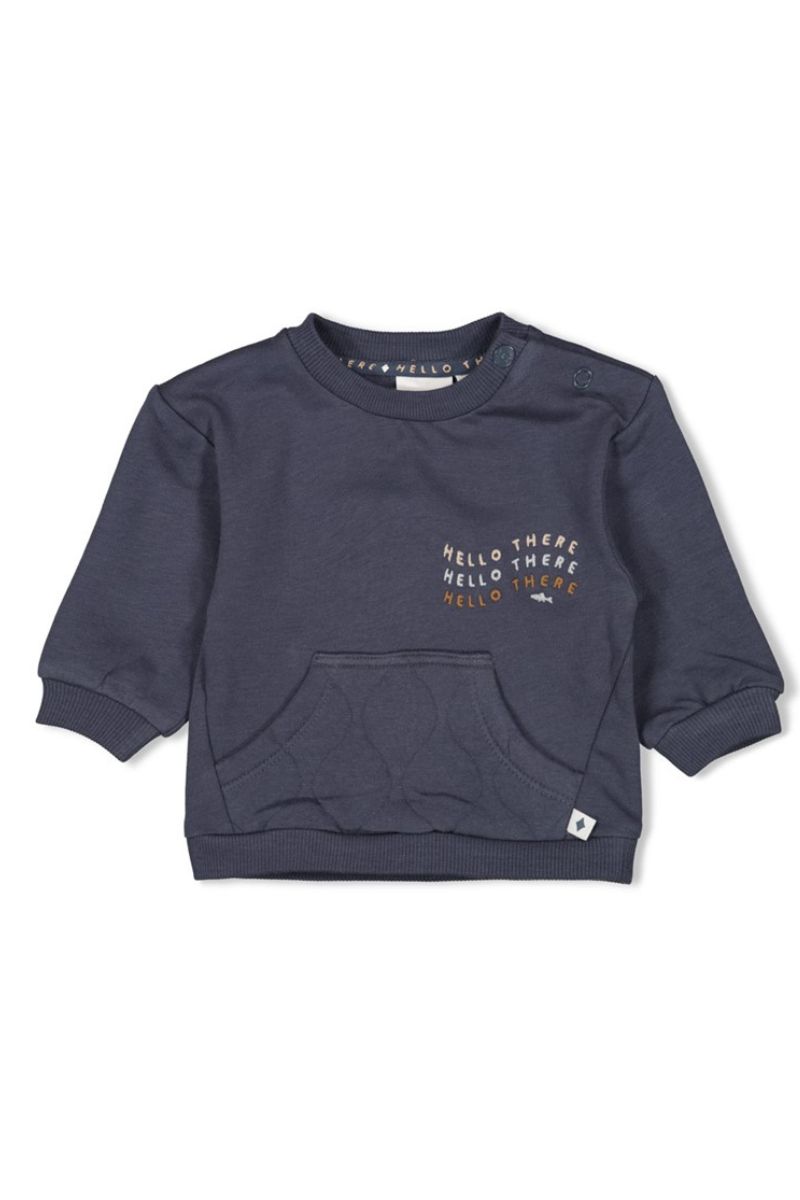 Feetje Sweater Narwal Blauwgrijs
