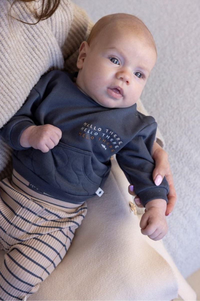 Feetje Sweater Narwal Blauwgrijs