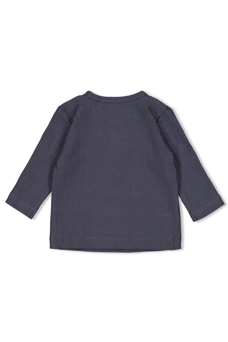 Feetje Longsleeve Rib Narwal Blauwgrijs