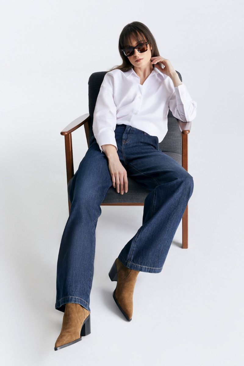 Cup Of Joe Maxine Jeans Deep Blue