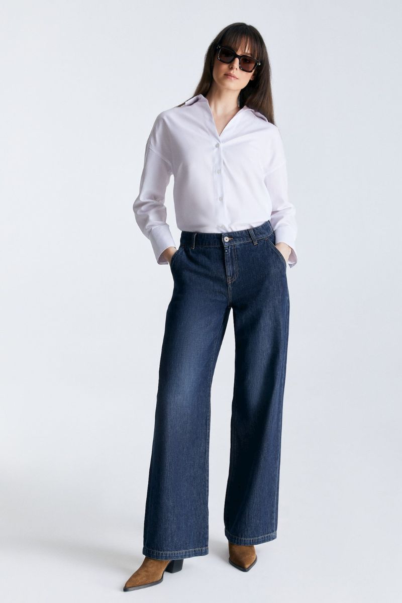 Cup Of Joe Maxine Jeans Deep Blue