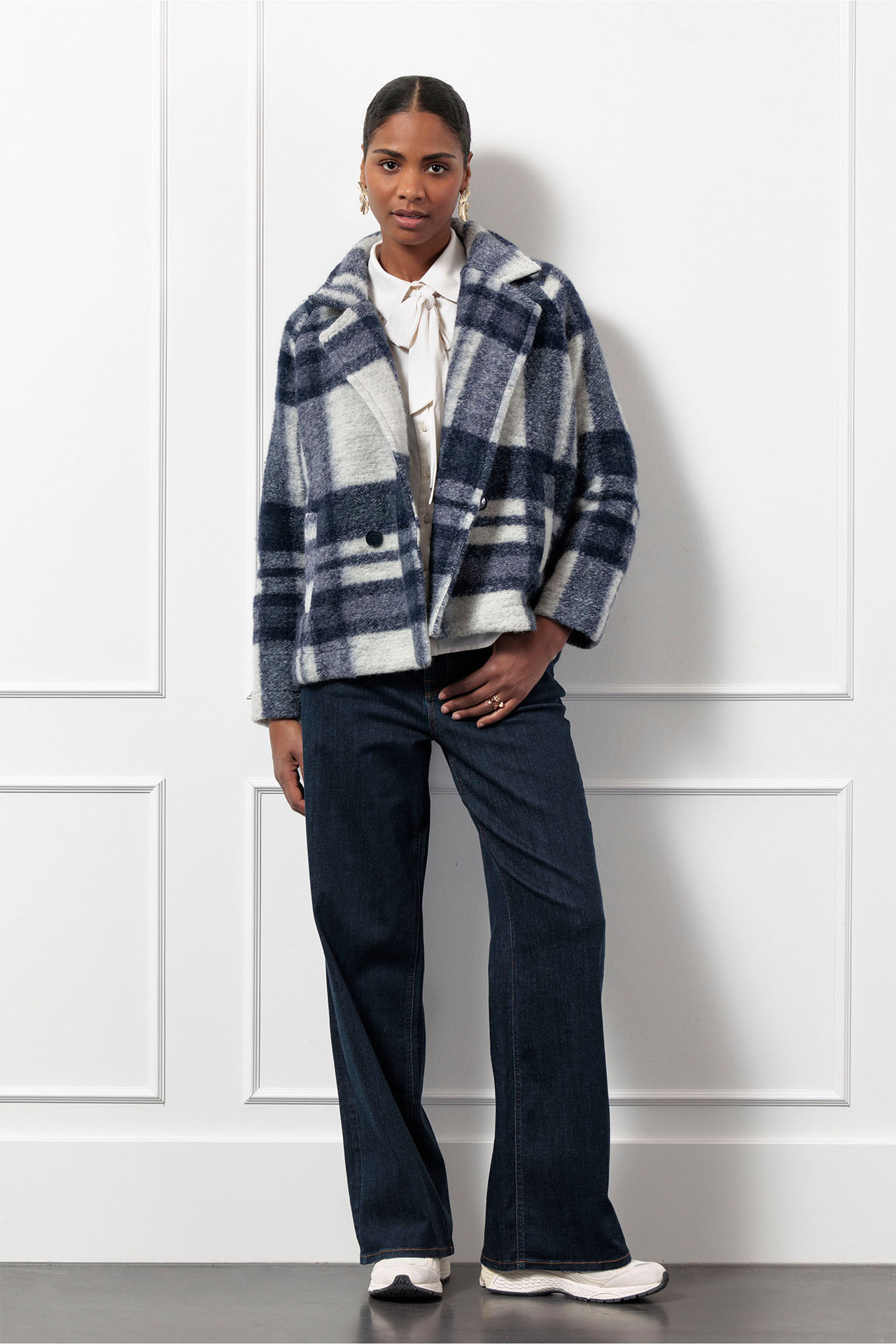 Studio Anneloes Lexie Denim Trousers Denim Blue