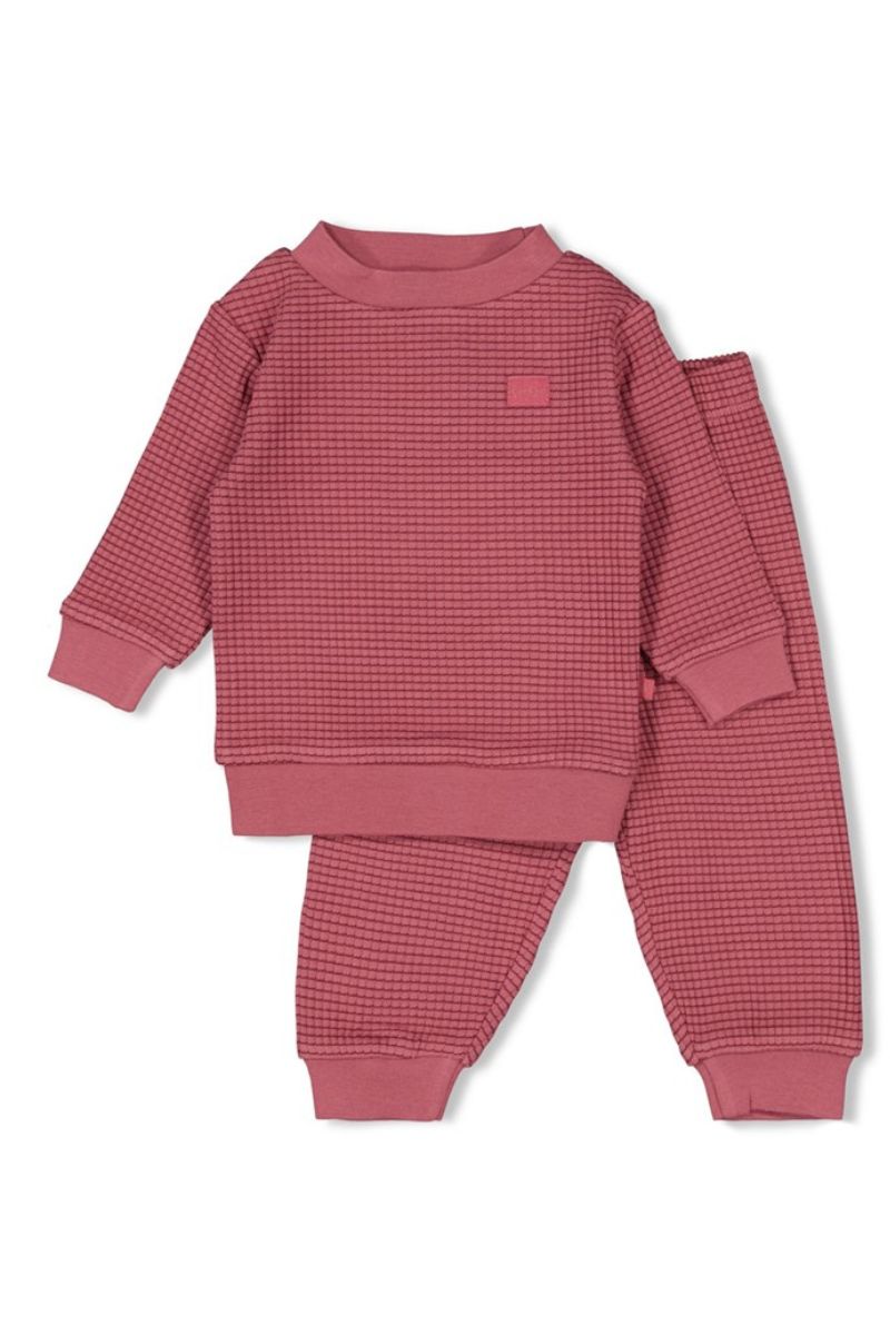 Feetje Wafelpyjama Family Limited Edition Berry