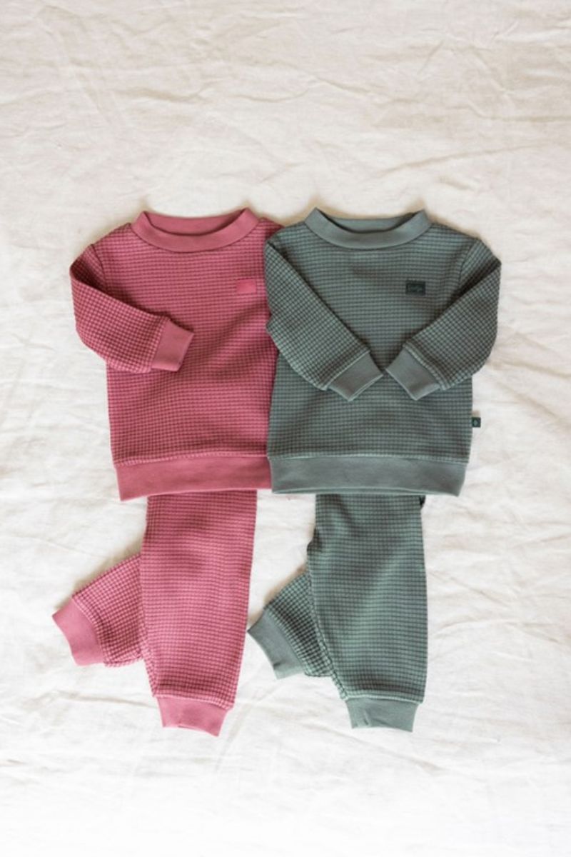 Feetje Wafelpyjama Family Limited Edition Berry