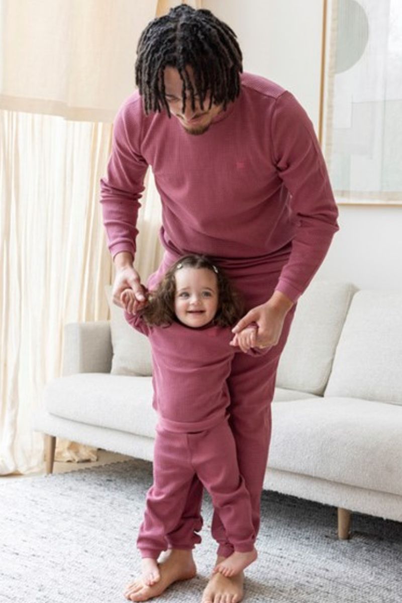 Feetje Wafelpyjama Family Limited Edition Berry