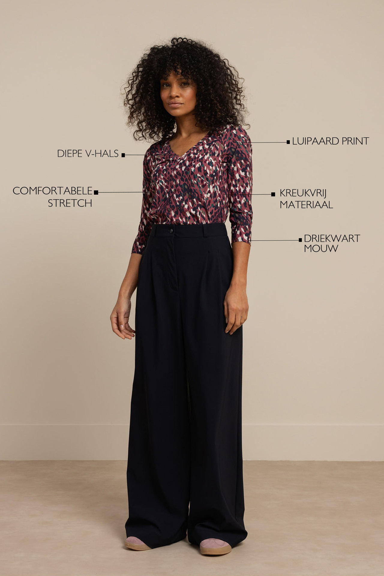 Studio Anneloes Emma Leopard Top Multicolor