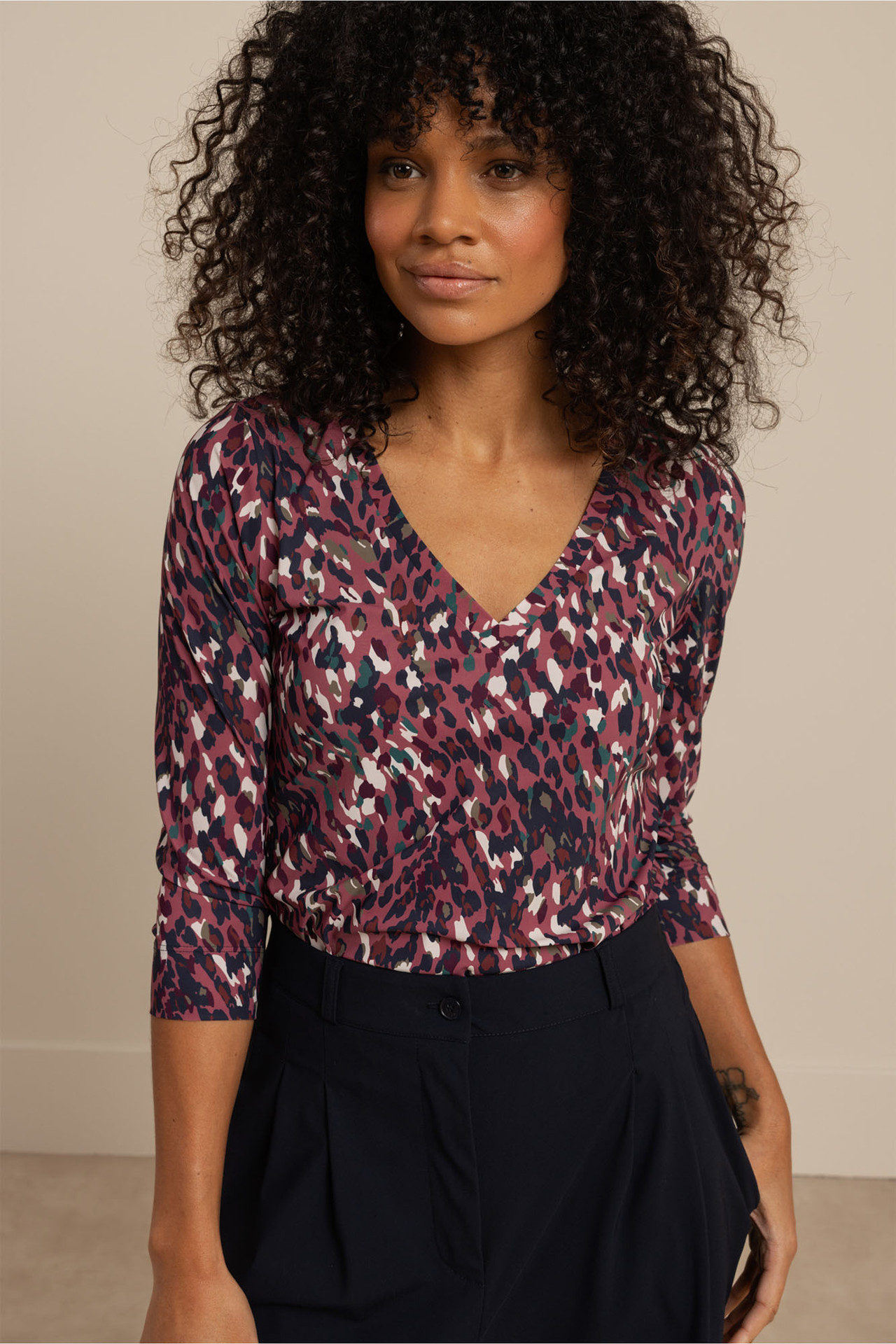 Studio Anneloes Emma Leopard Top Multicolor