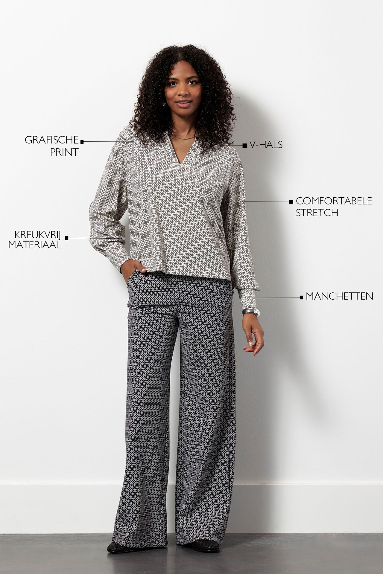 Studio Anneloes Charleze Circle Blouse Kit/Black