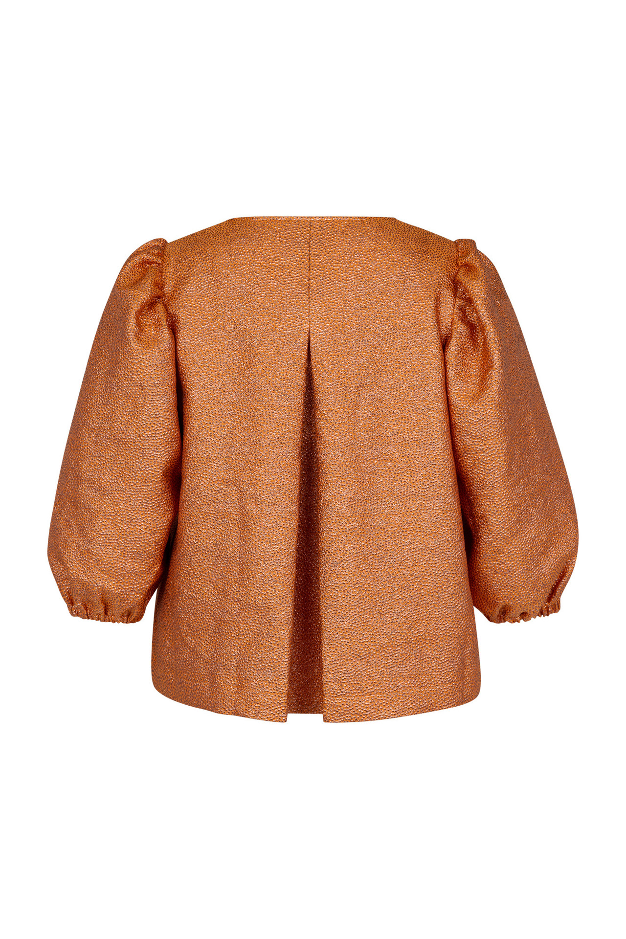 Studio Anneloes Plien Jacquard Blouse Orange