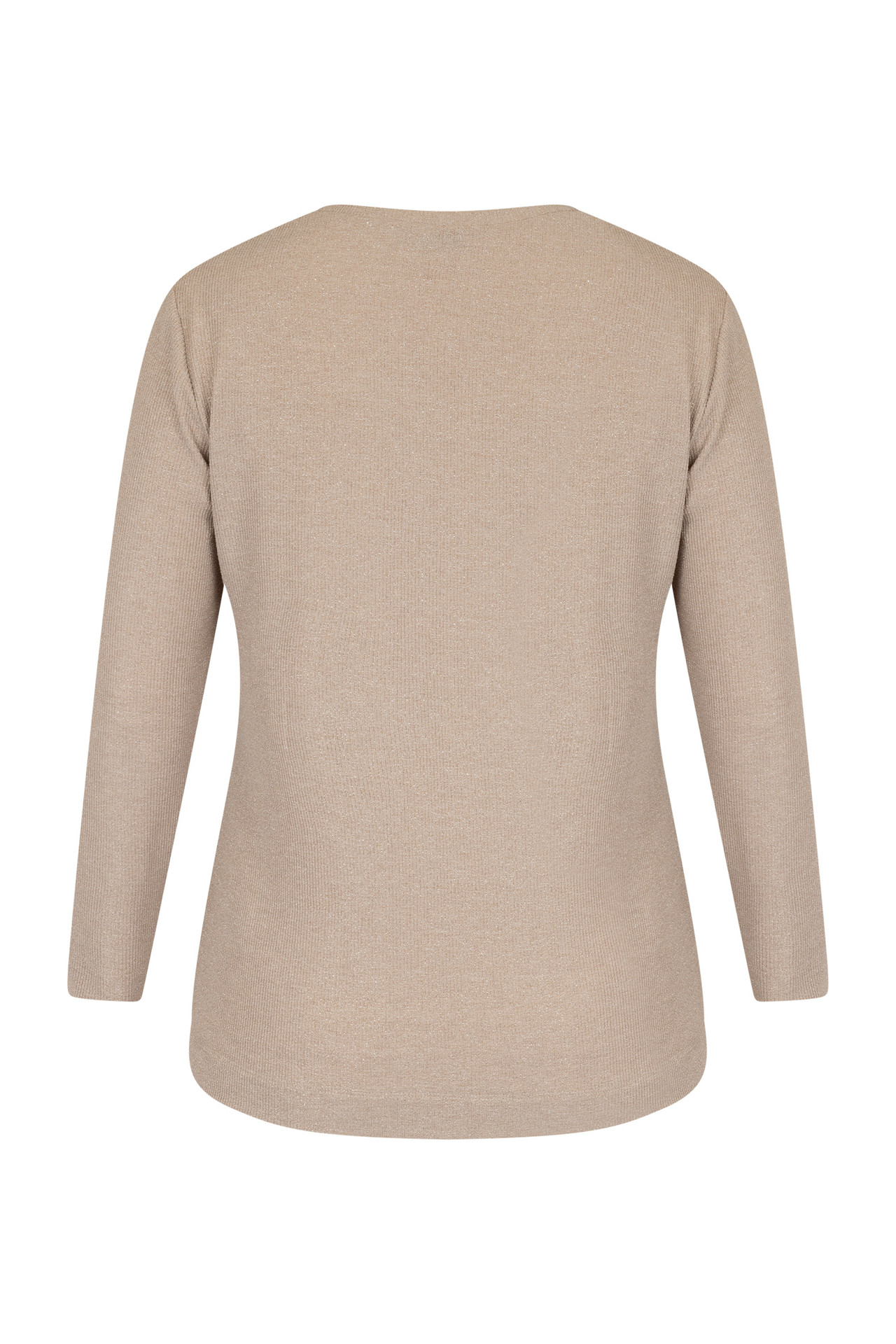 Studio Anneloes Risa Rib Top Latte