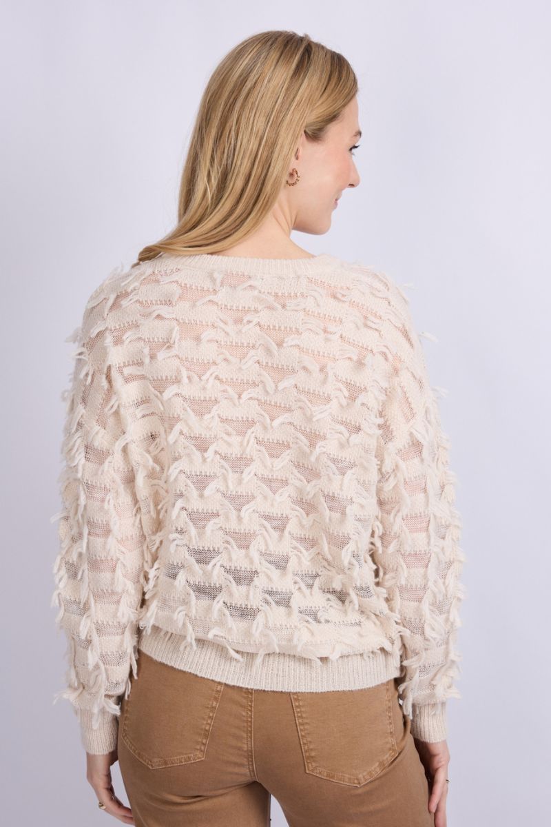 C&S The Label Kayla Knit Pullover Sand
