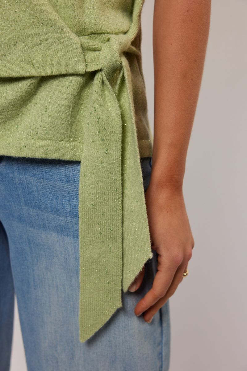 G-maxx Anais Knit Top Light Moss