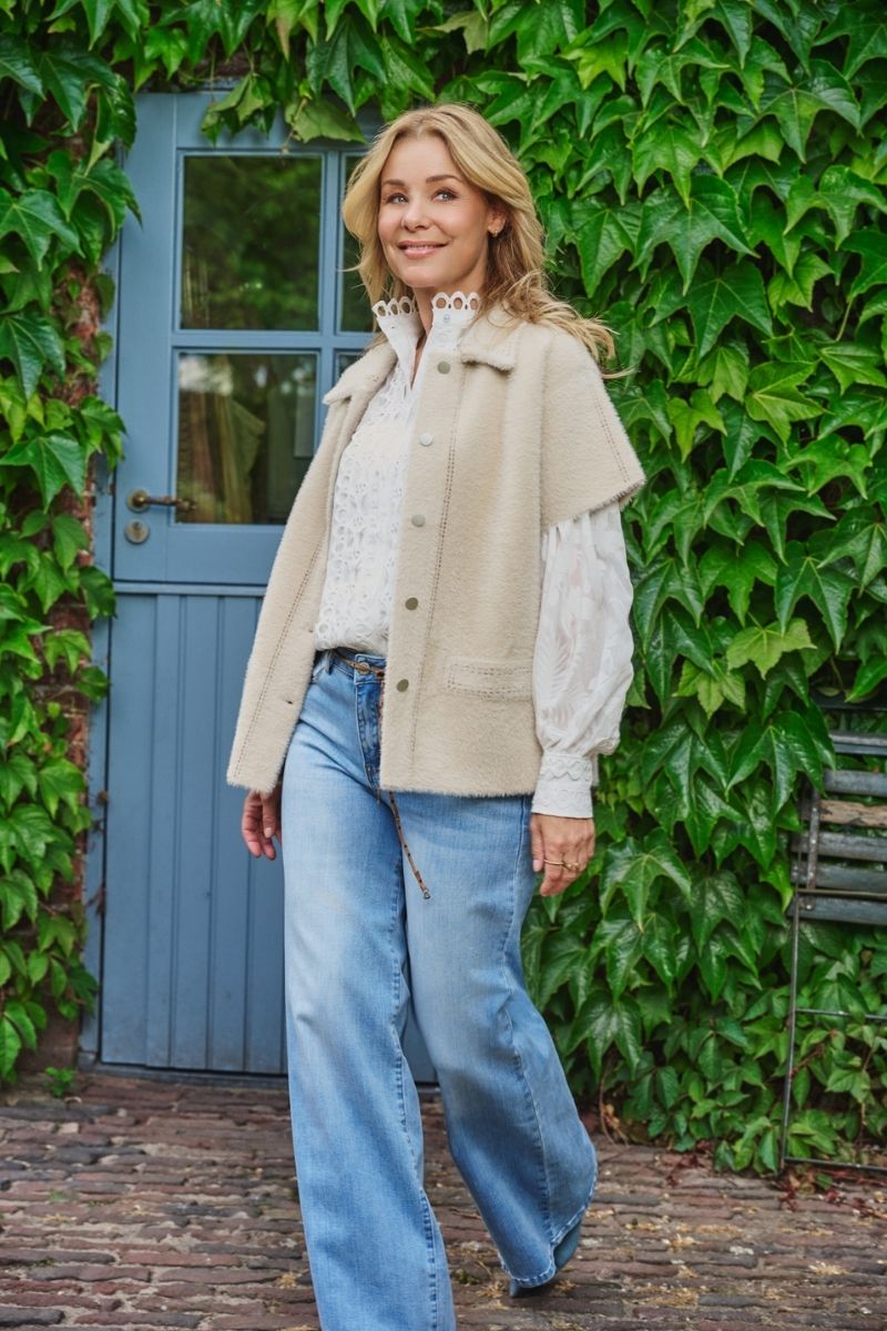G-maxx Jayleen Knitting Cardigan Sand
