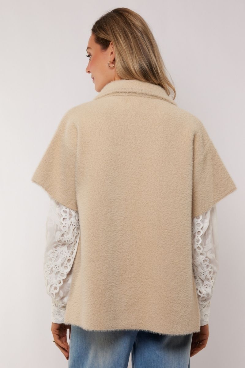 G-maxx Jayleen Knitting Cardigan Sand
