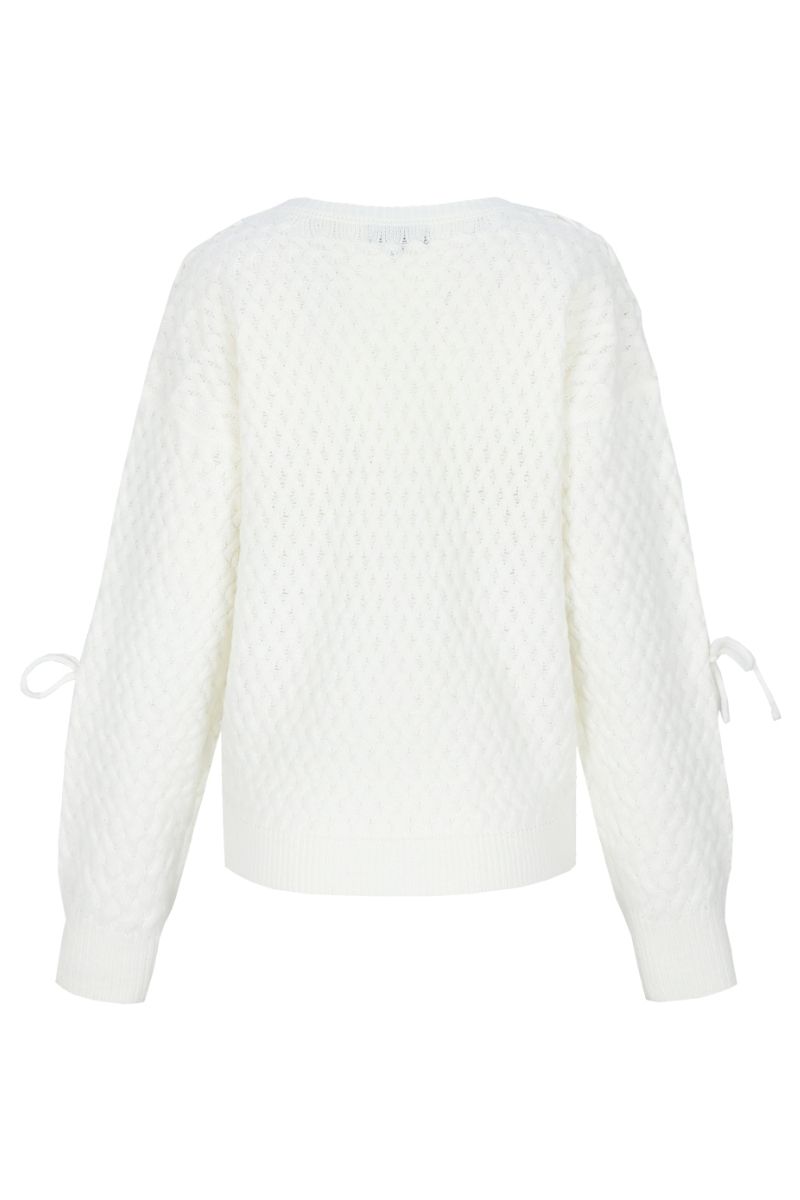 G-maxx Hadlee Knitting Sweater Wool White